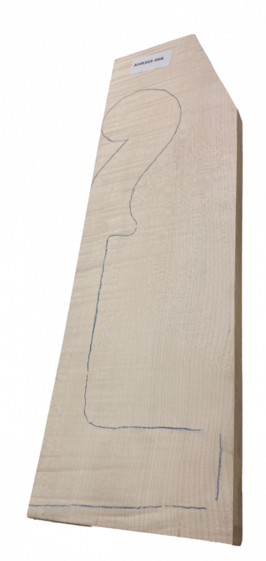 Set Back, Sides & Neck plank Curly Maple for Cello Unique Piece #303-008